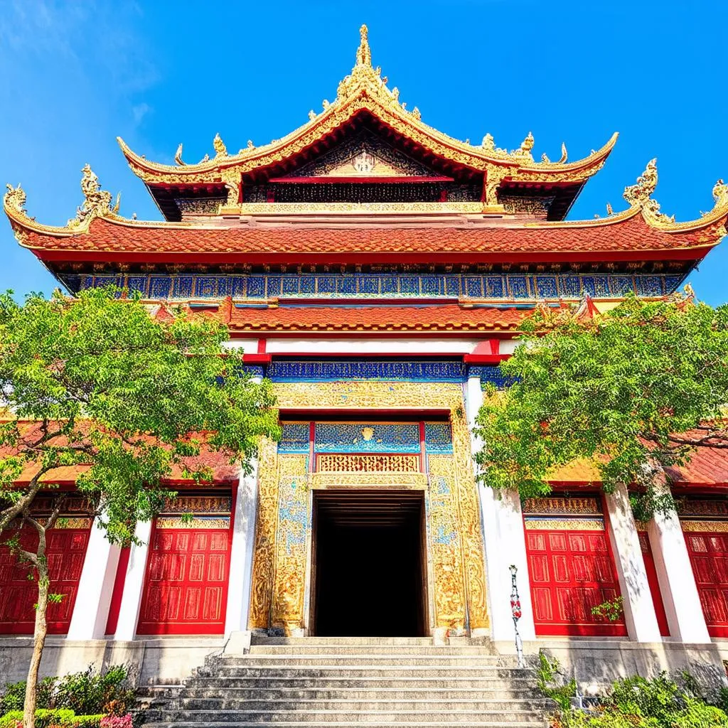 Majestic Bai Dinh Pagoda in Ninh Binh