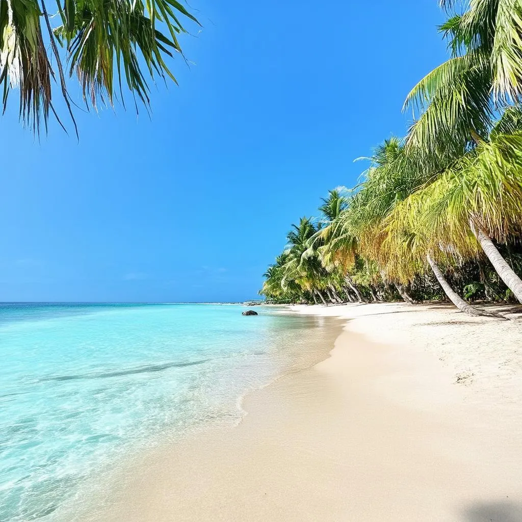 Tranquil Bali beach