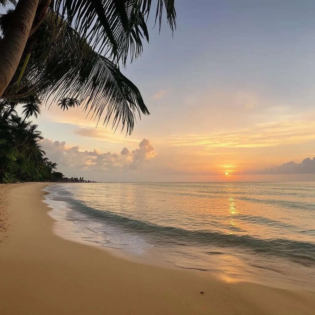 Bali Beach Sunset