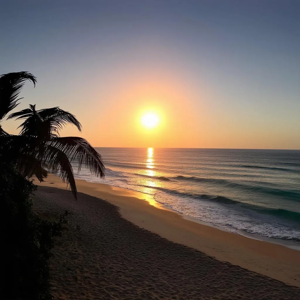 Bali Beach Sunset