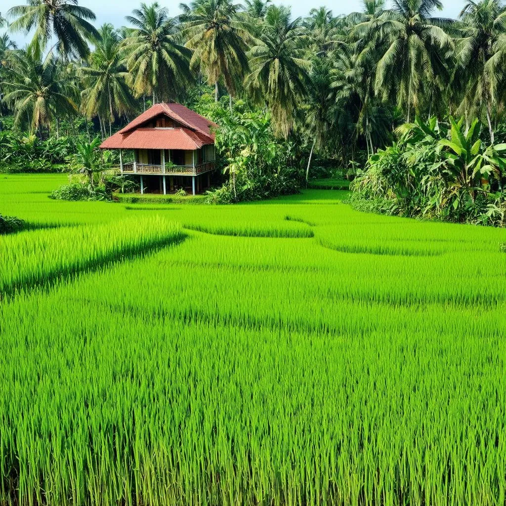 Rice Paddies in Ubud, Bali