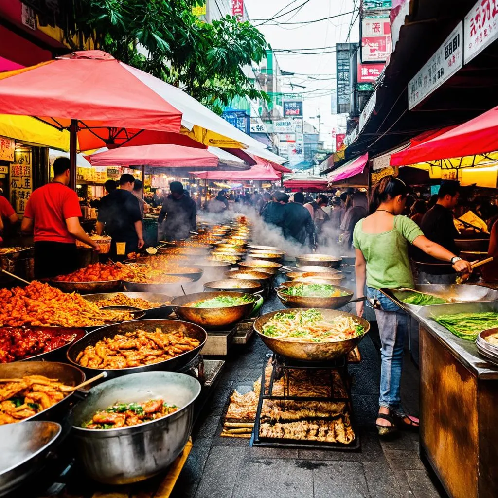 Delicious street food in Bangkok