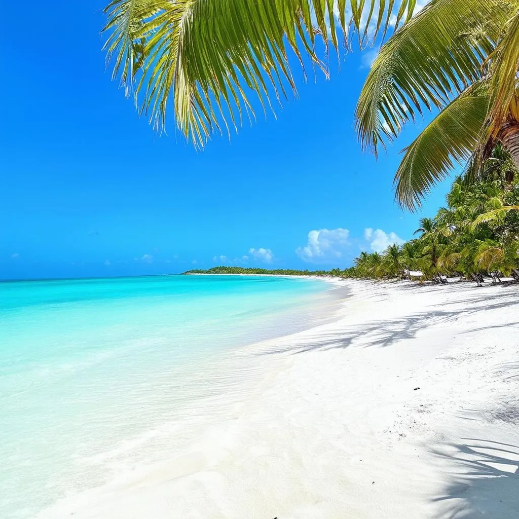 Beautiful beach in Barbados