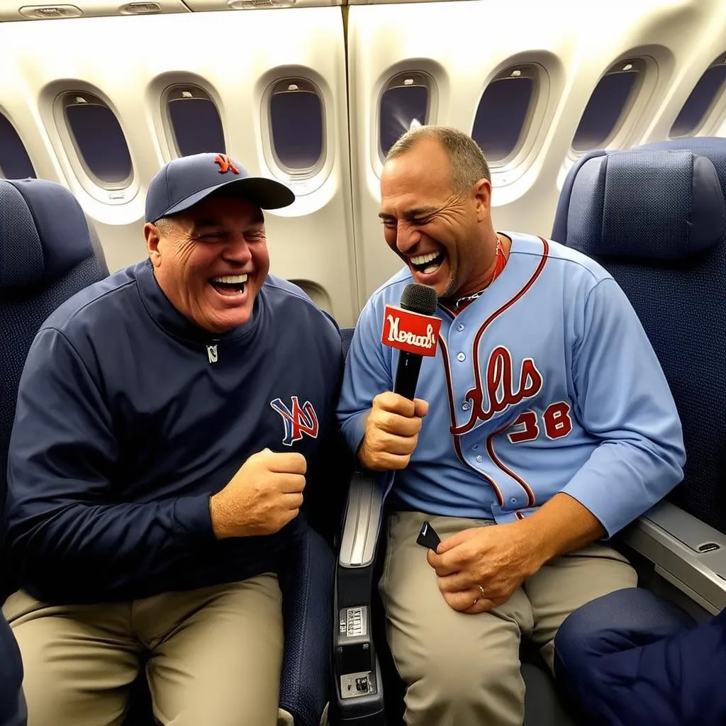 Baseball announcers on the road