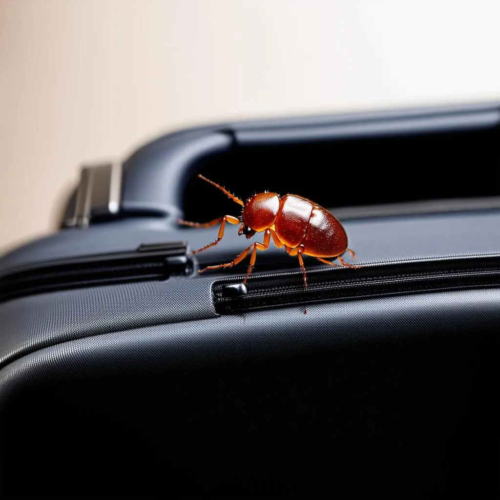 Bed bug on Luggage