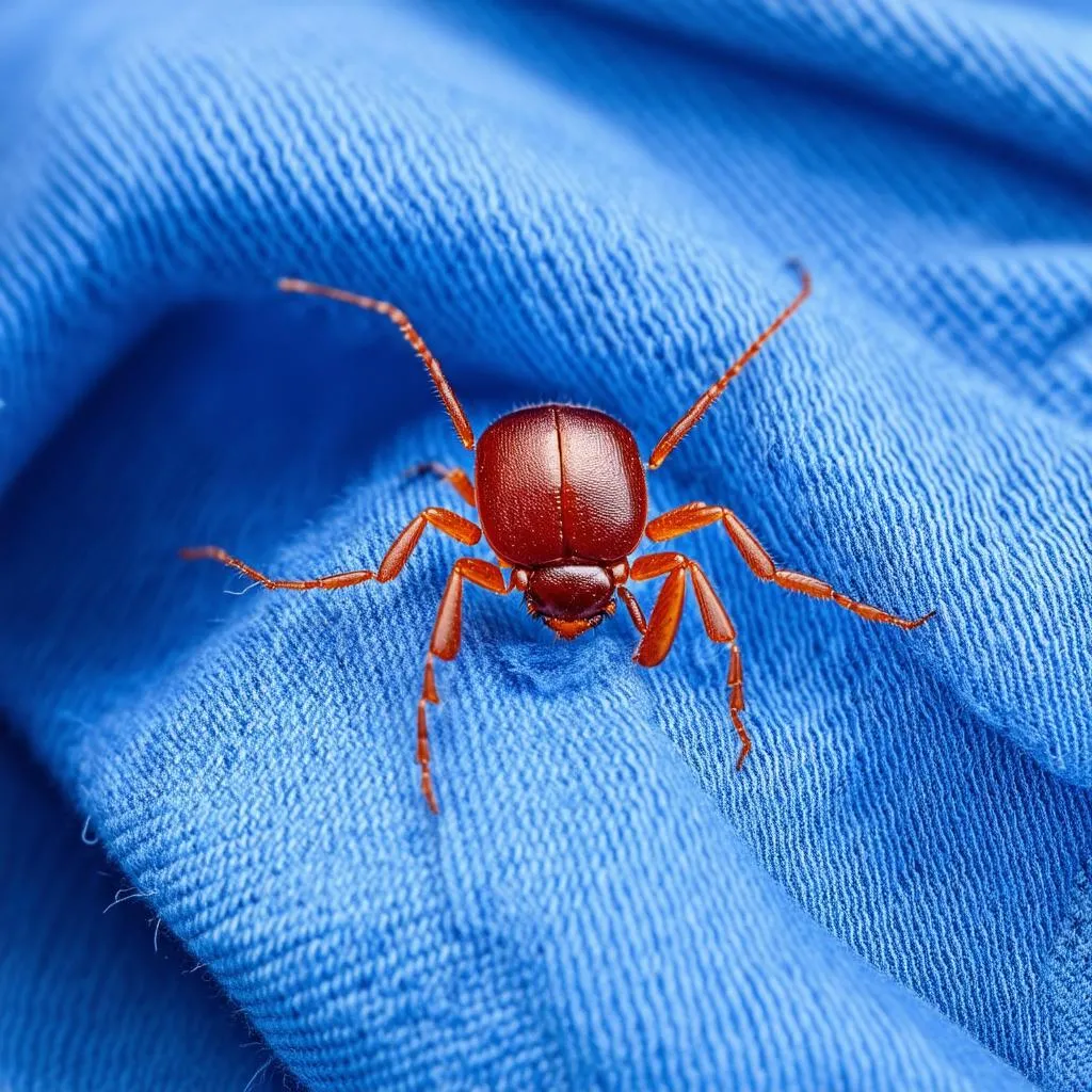 Bed bug on shirt