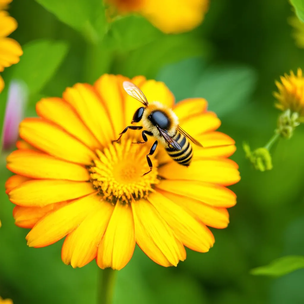 Bee on a Flower