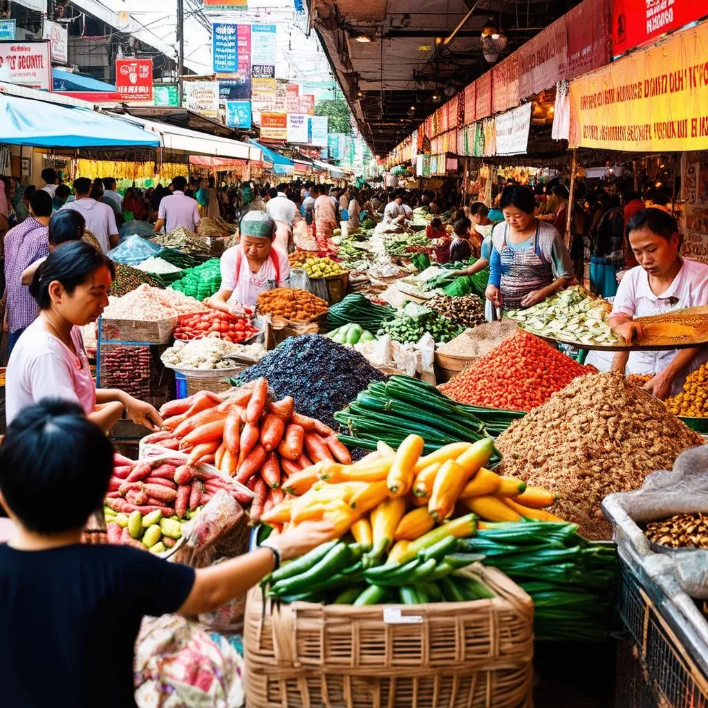 Bustling Ben Thanh Market