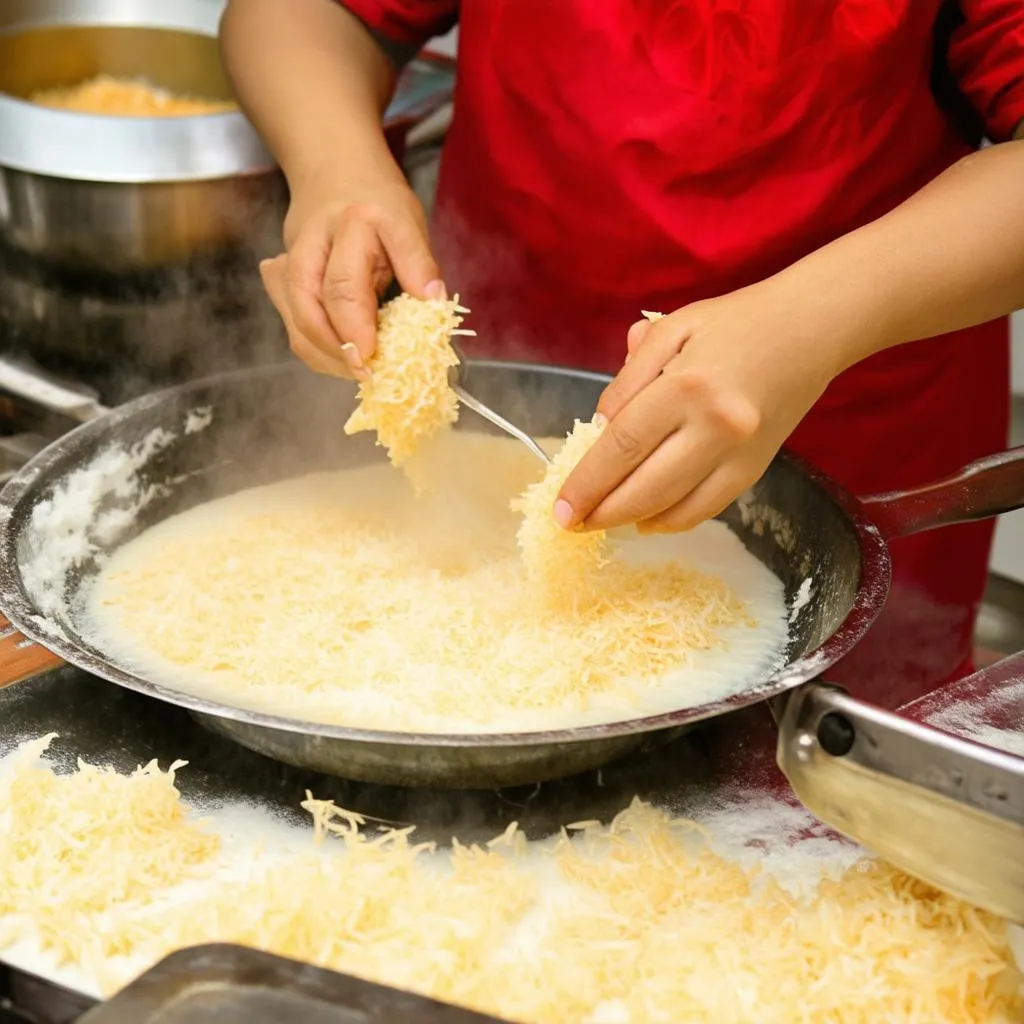 Ben Tre Coconut Candy Making