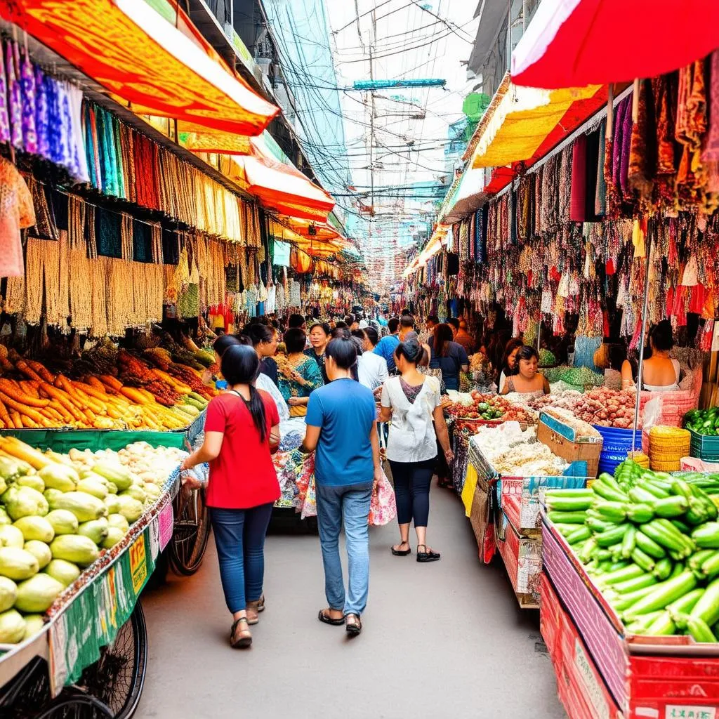 Ben Thanh Market Interior