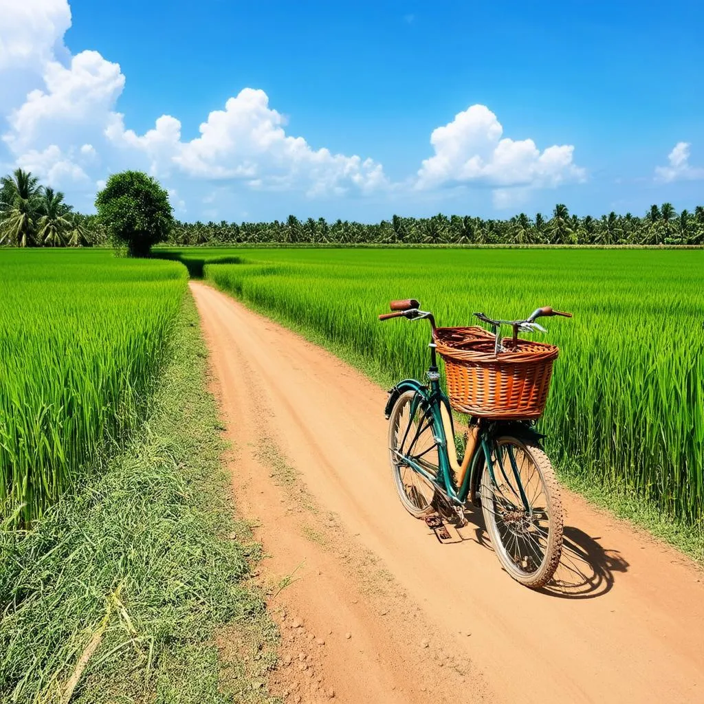 Cycling in the Vietnamese Countryside