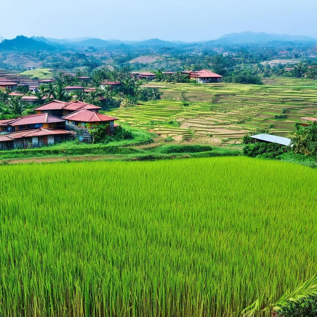 Picturesque landscape in Binh Duong