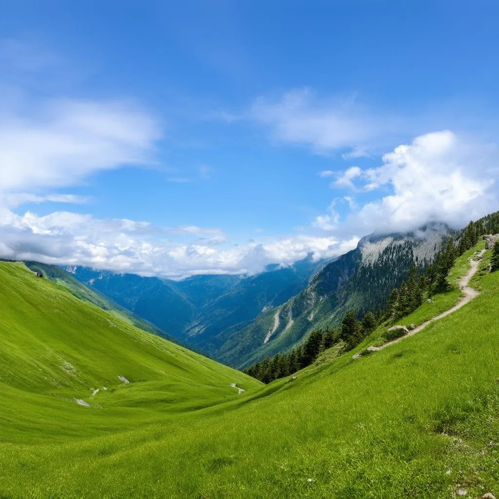 Binh Lieu Mountain range