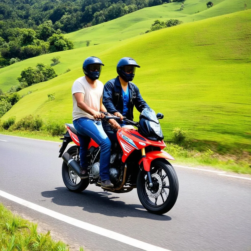 Motorbike trip in Binh Phuoc