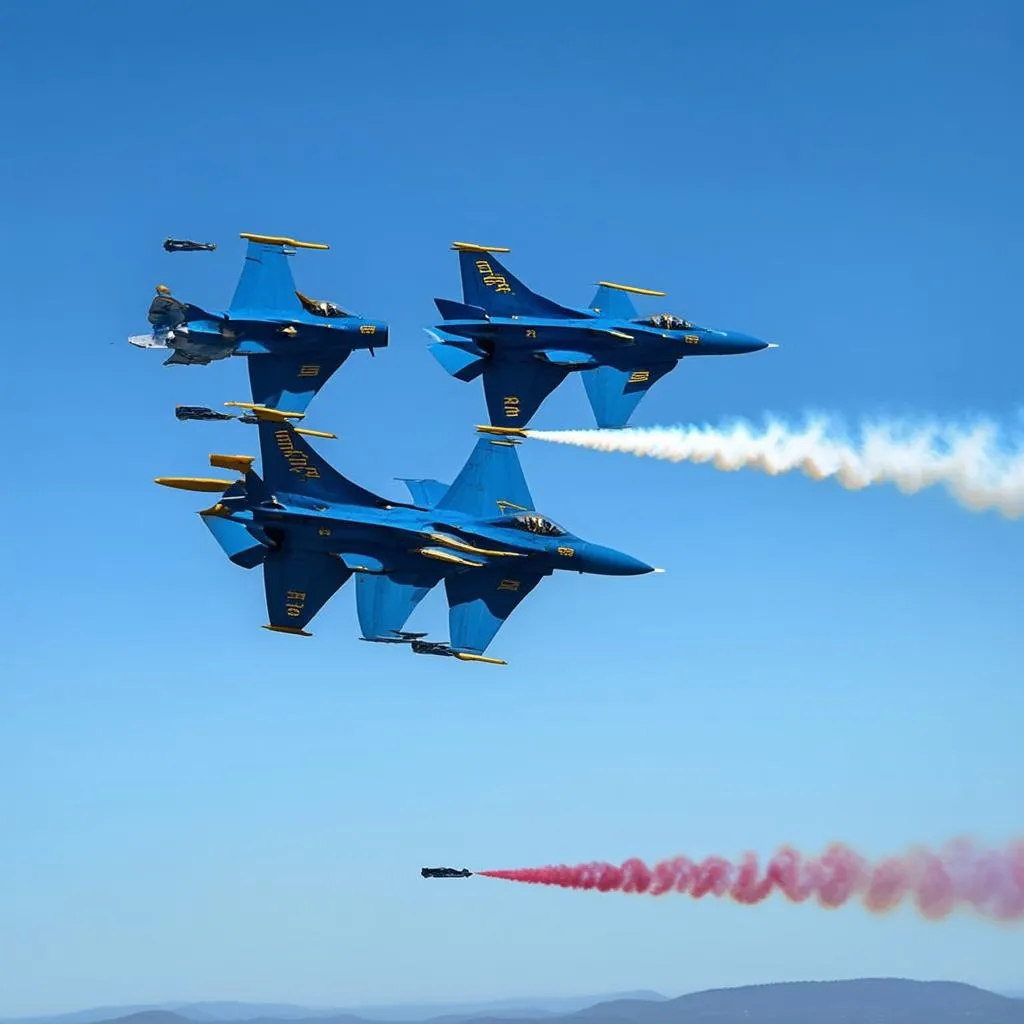 Blue Angels Formation Flying