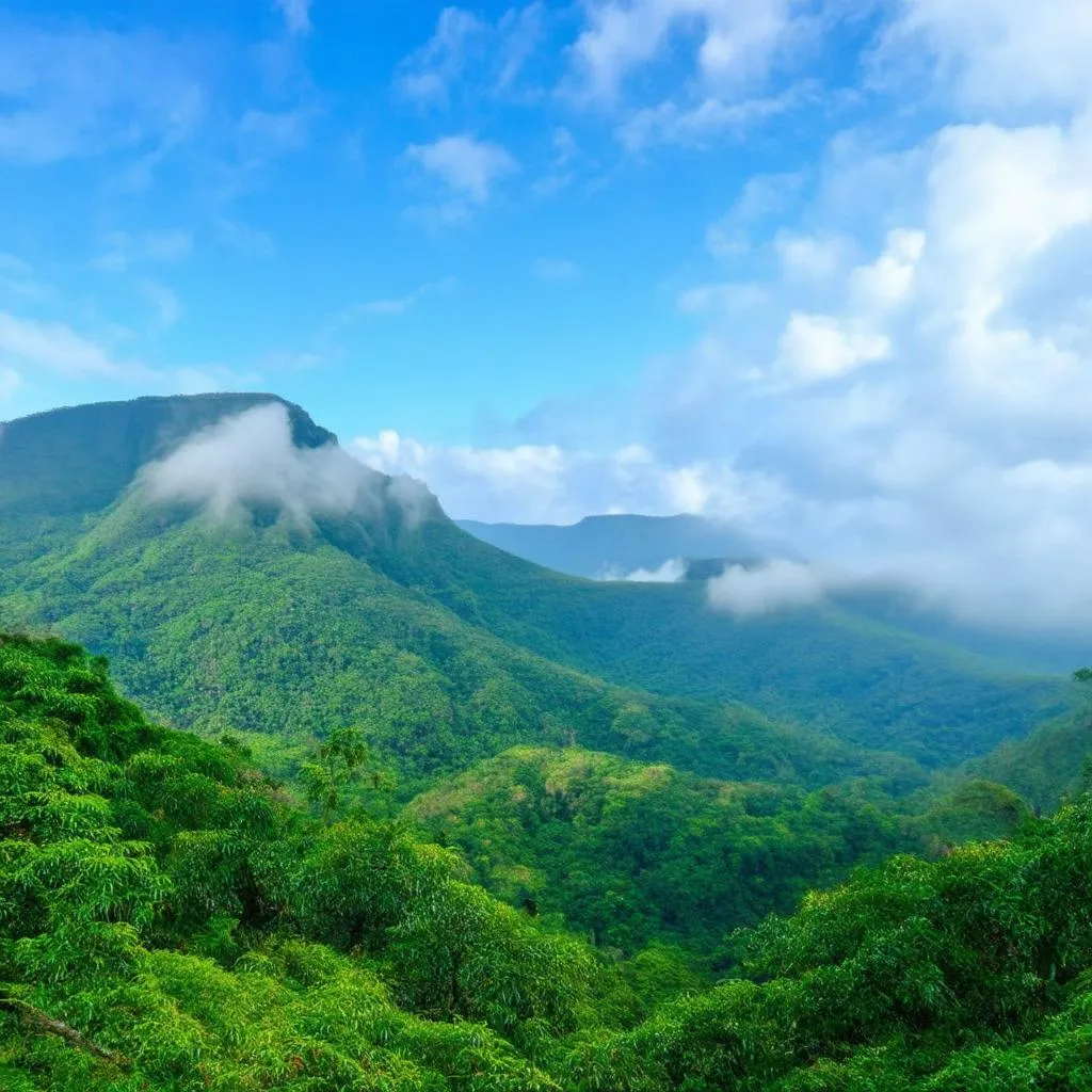 Panoramic View of the Blue Mountains