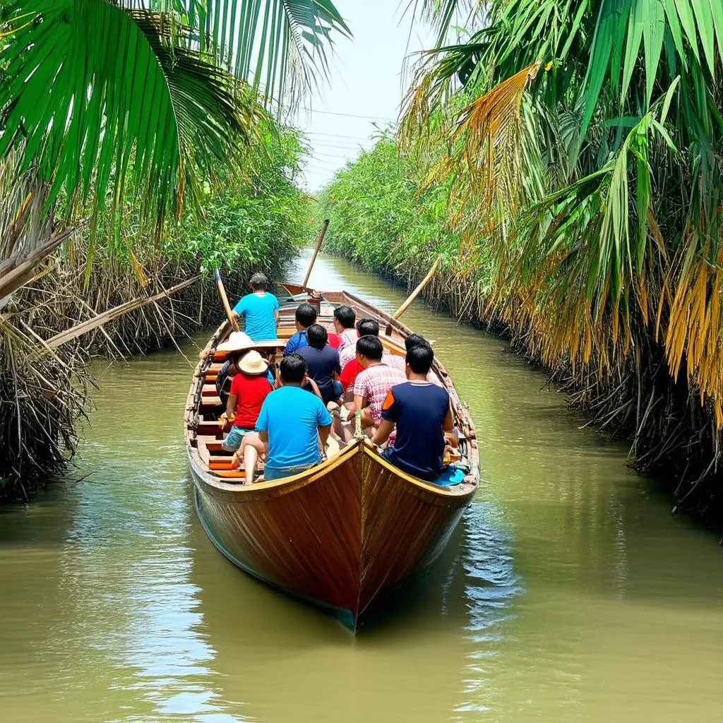 Boat Trip in Ben Tre