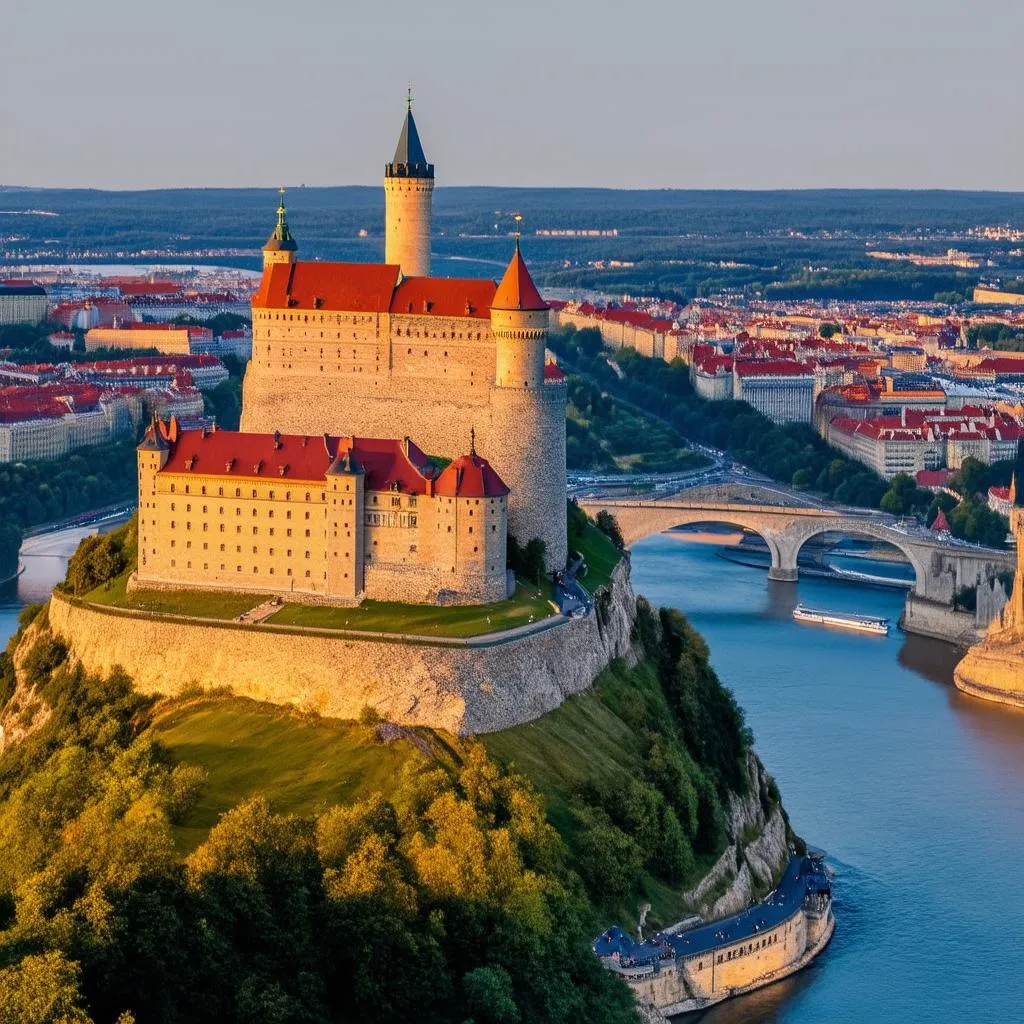 Bratislava Castle: Overlooking the Danube River