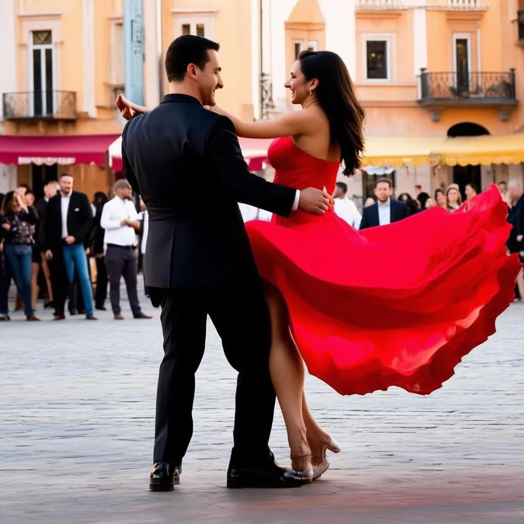 Tango Dancers in Buenos Aires