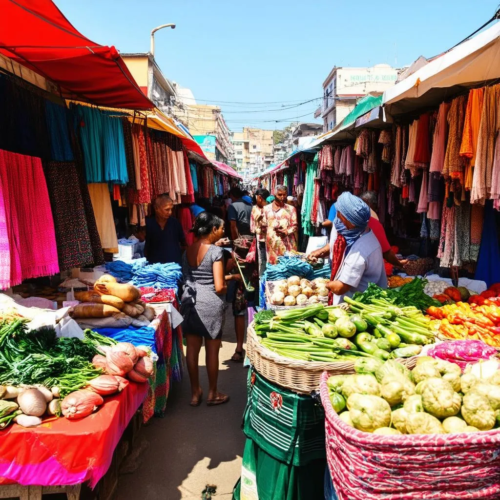 Busy Market