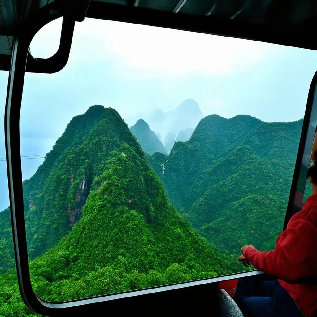 Cable Car View Ba Na Hills