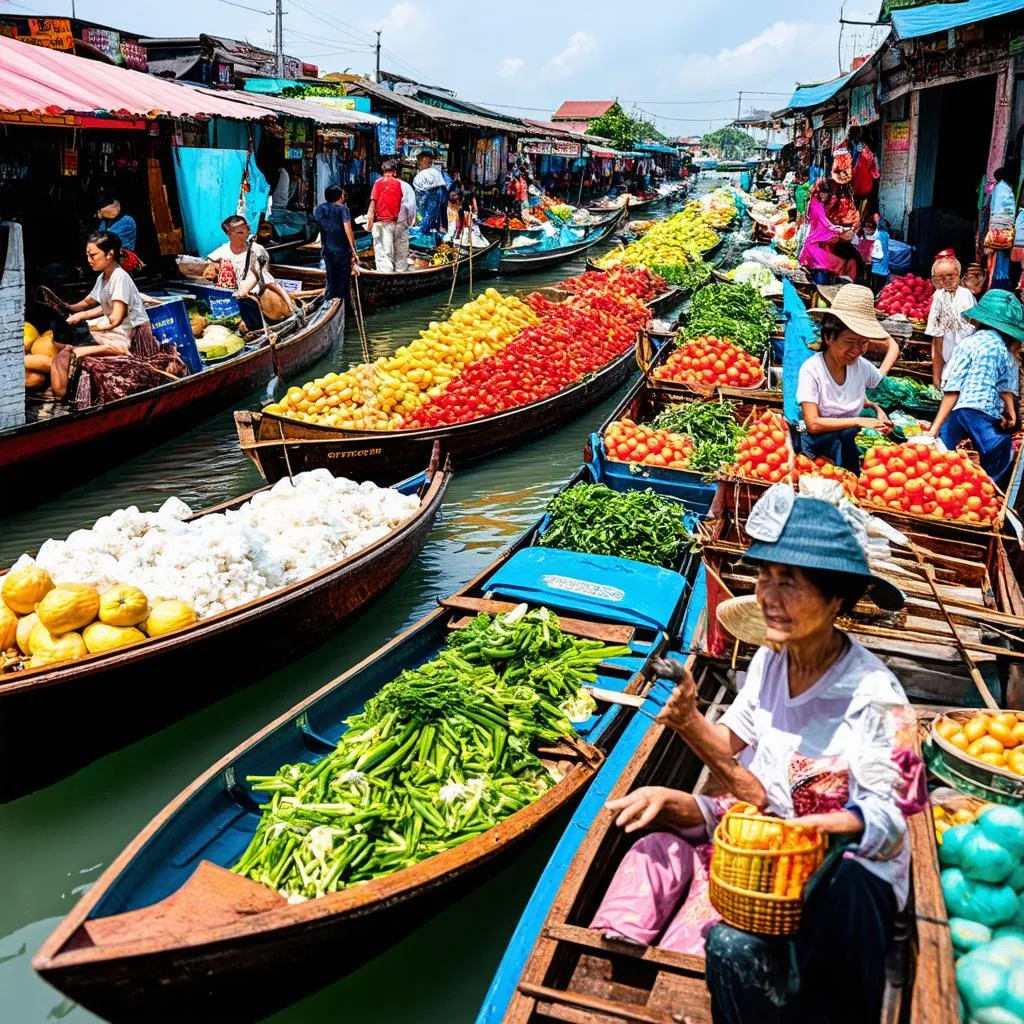 Cai Be Floating Market