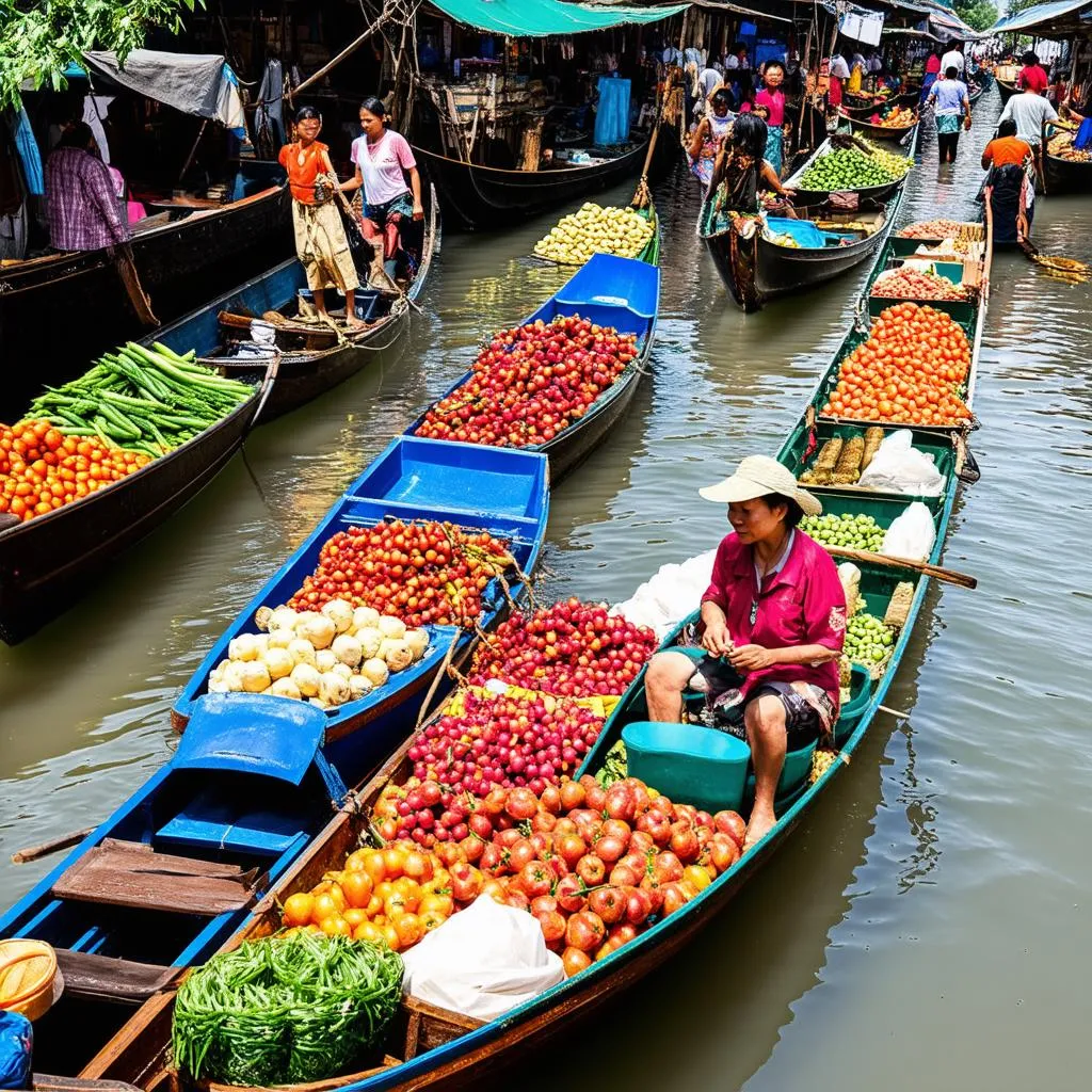 Cai Be Floating Market