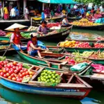 Cai Be floating market