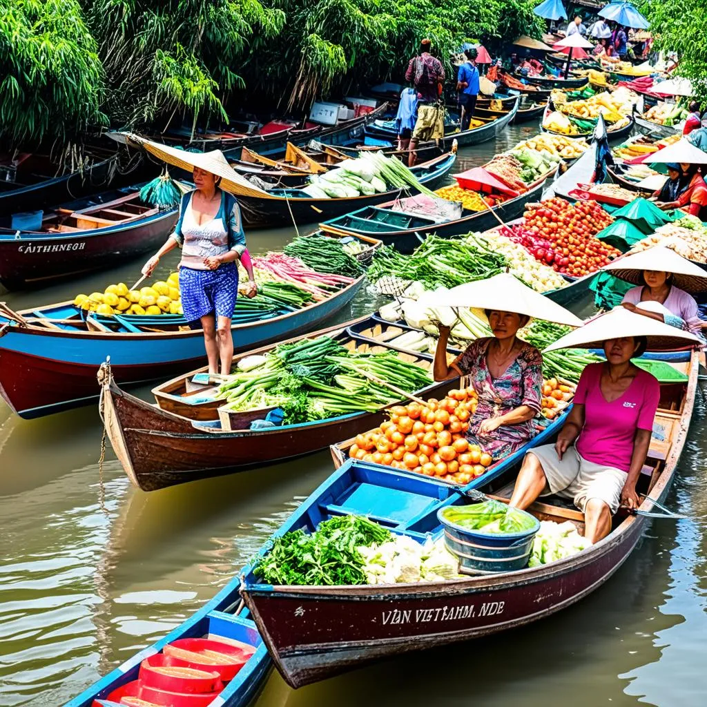 Cai Be Floating Market