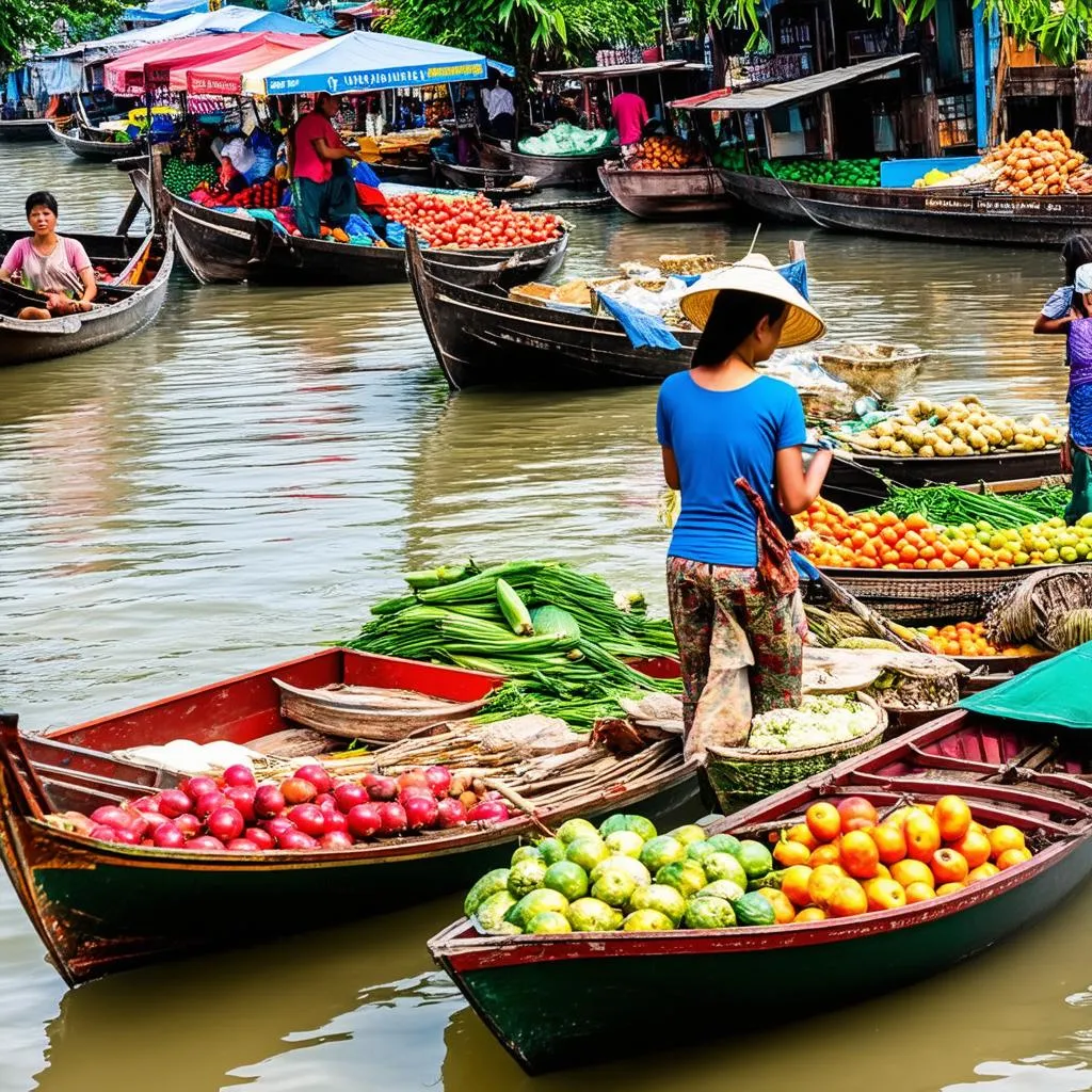 Cai Be Floating Market