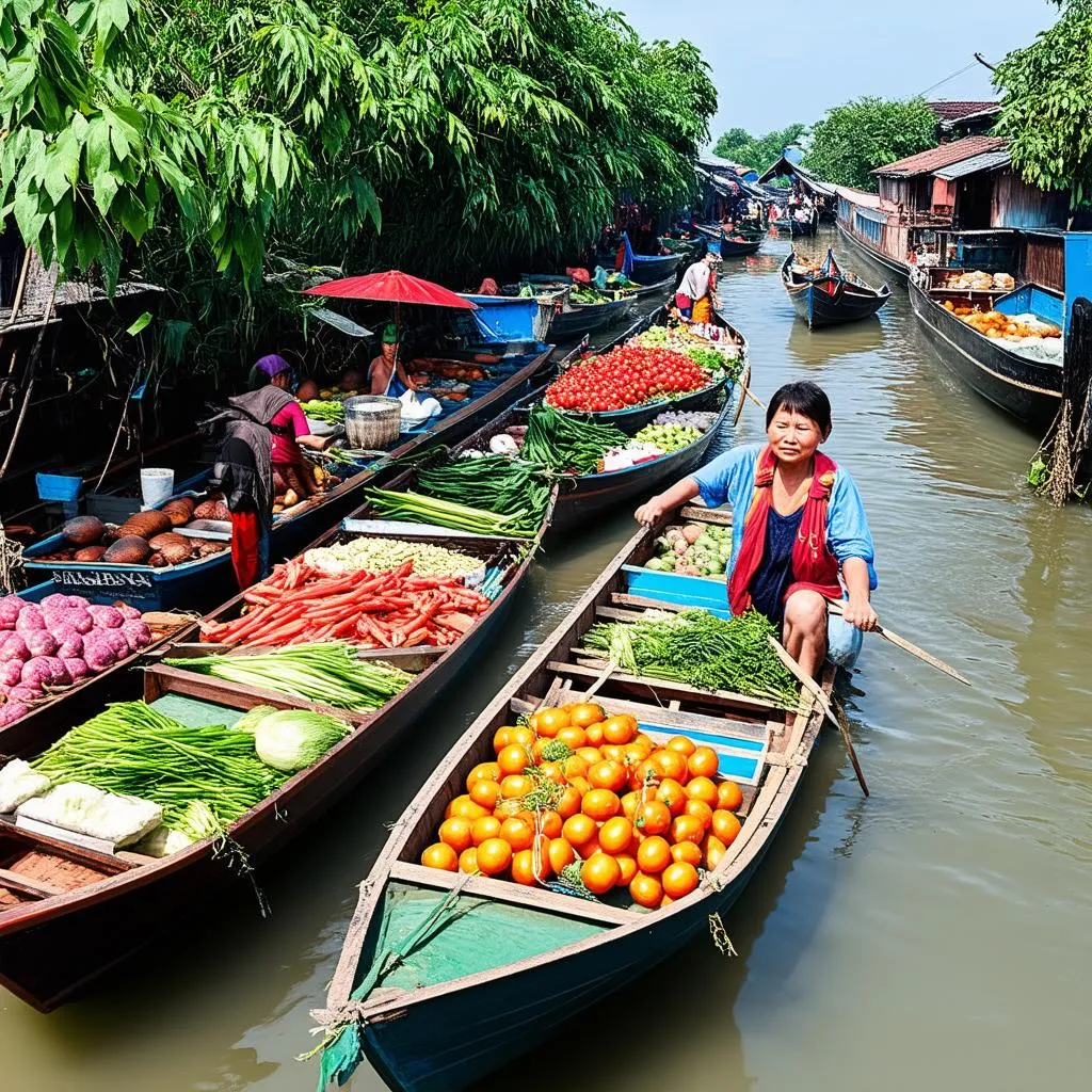 Cai Be Floating Market