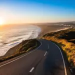 Scenic Pacific Coast Highway drive