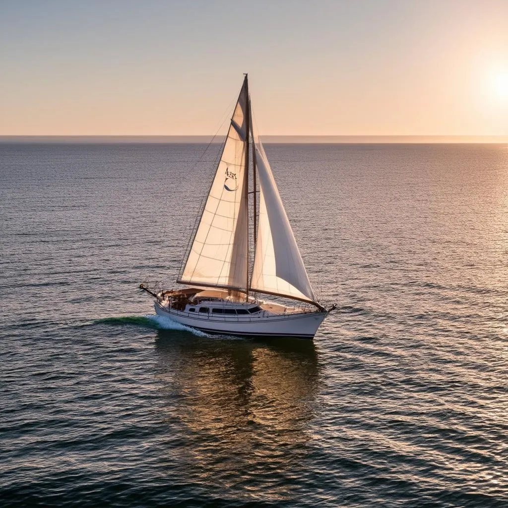 Sailboat on Calm Water