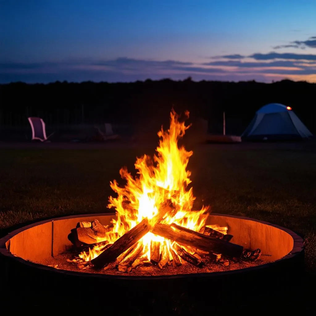 Campfire at Myrtle Beach