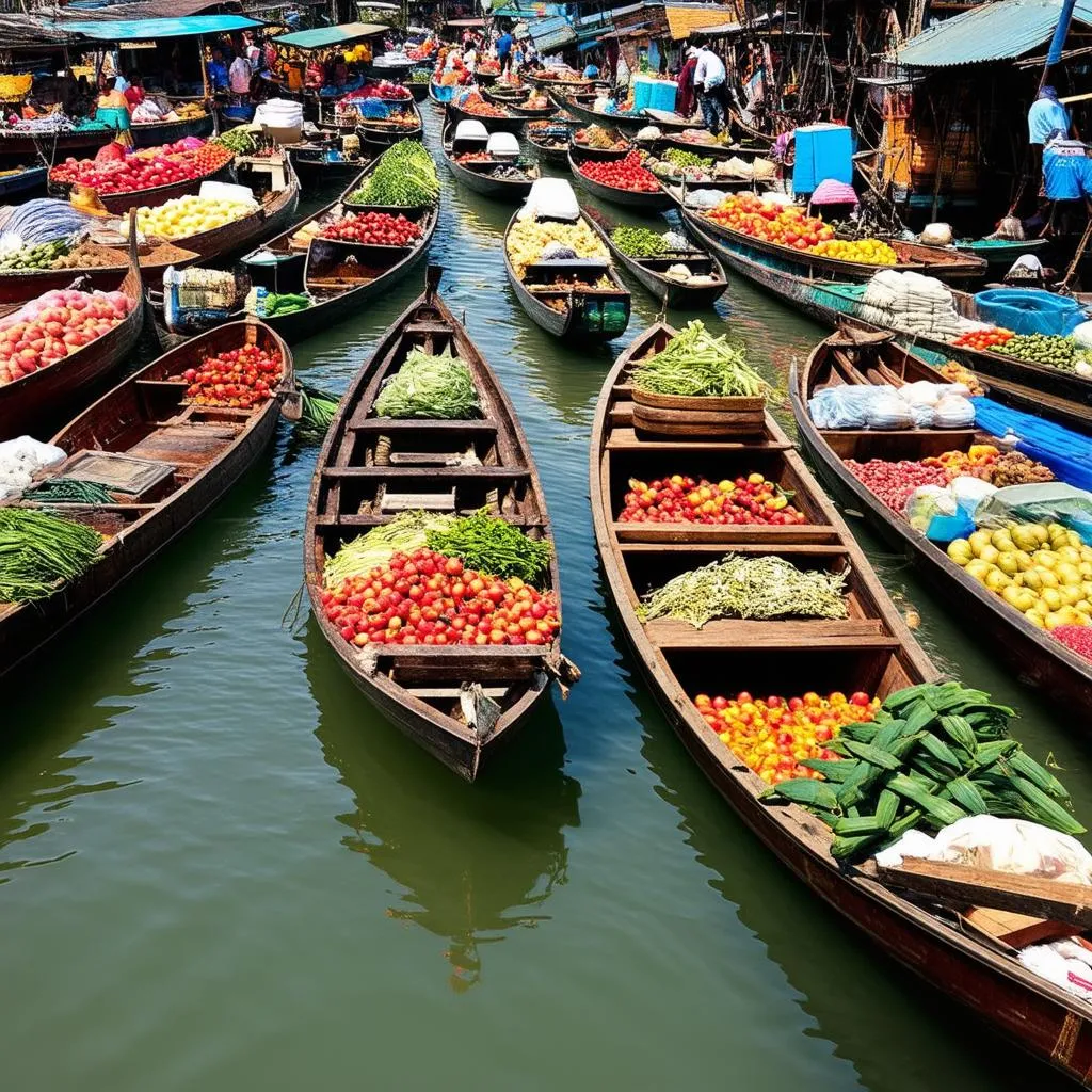 Can Tho Floating Market