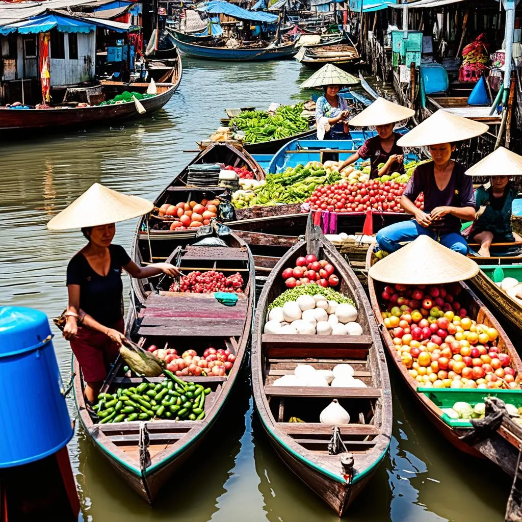 Can Tho Floating Market