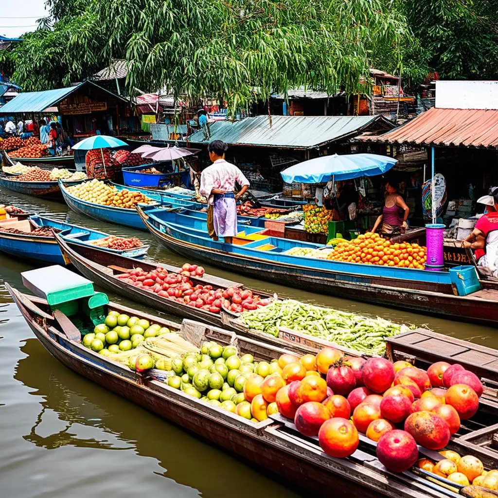 Can Tho Floating Market