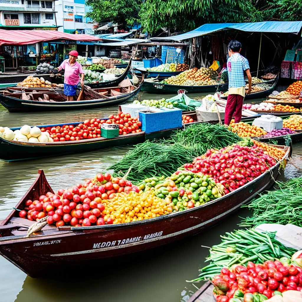 Cai Rang Floating Market