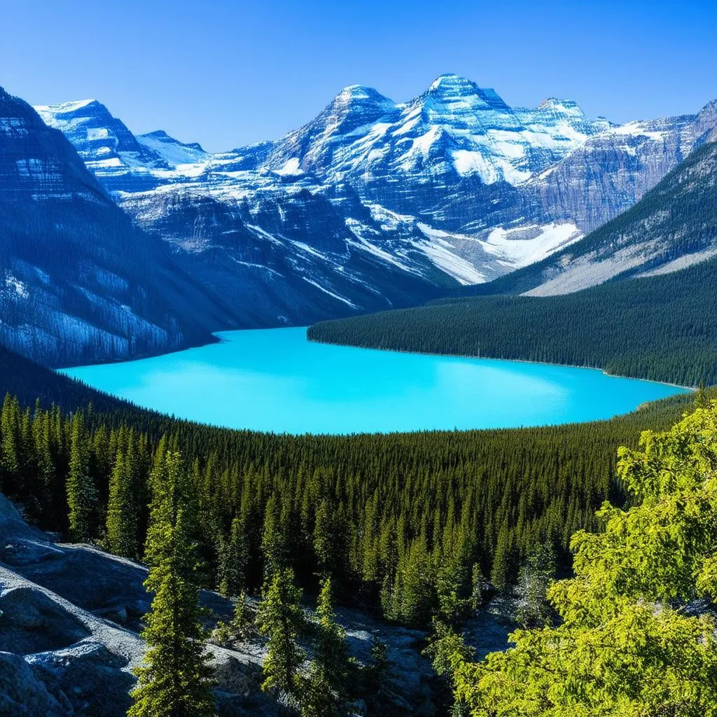 Canadian Rockies Landscape