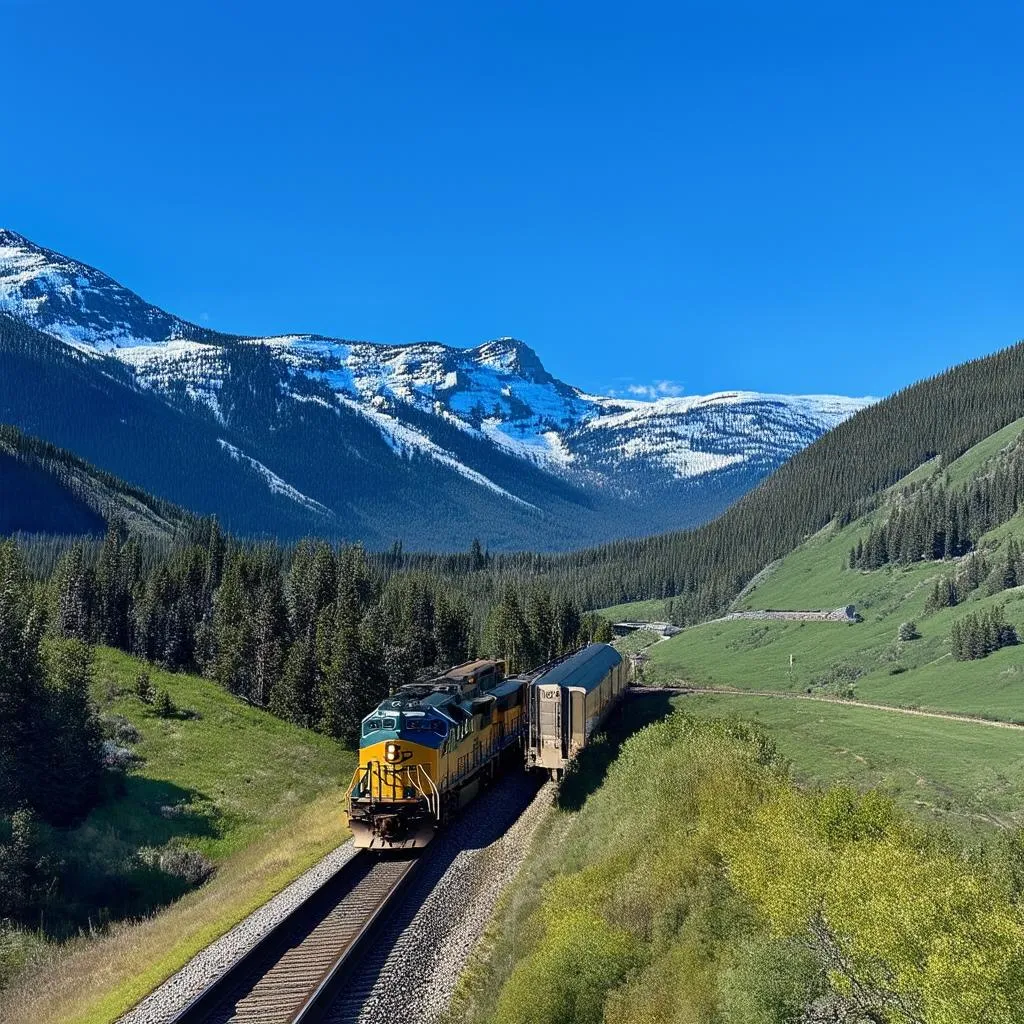 Canadian Rockies Train Journey