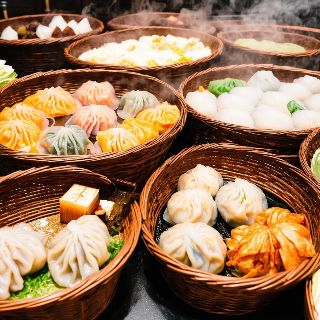 Cantonese Dim Sum Spread