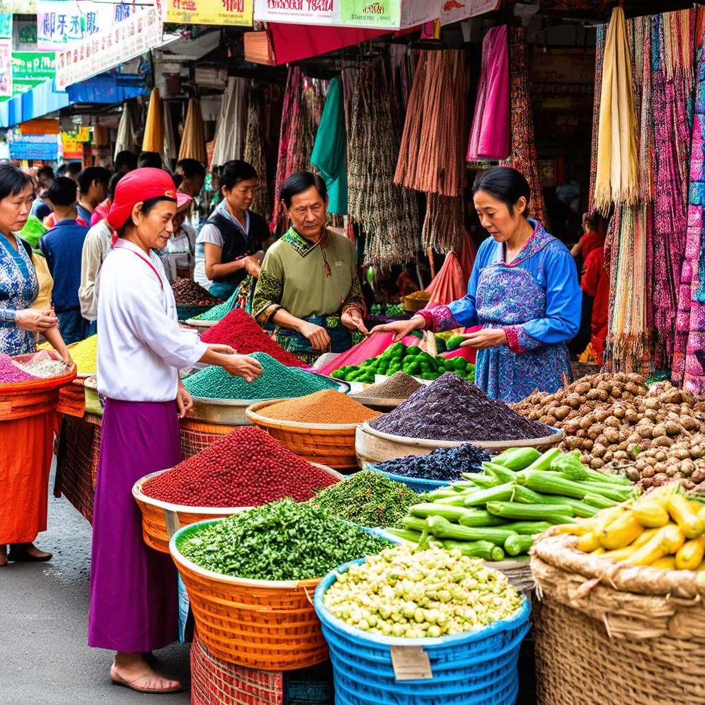 Local Market in Cao Bằng