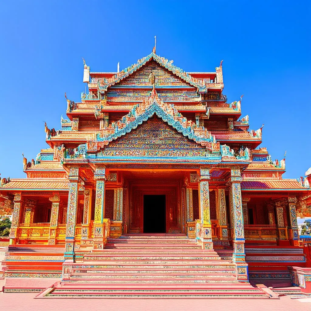 The majestic Cao Dai Temple