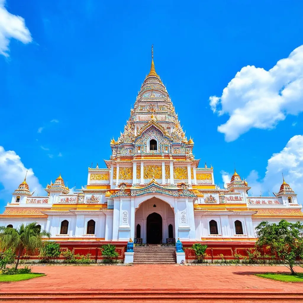 Cao Dai Temple Exterior