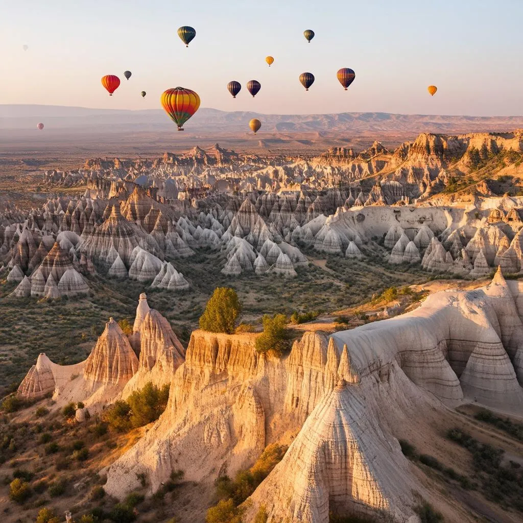 Hot Air Balloons over Cappadocia