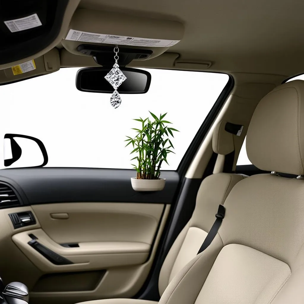 Car Interior with Feng Shui Elements