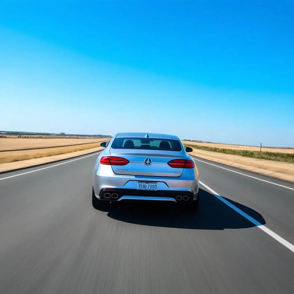 car on highway