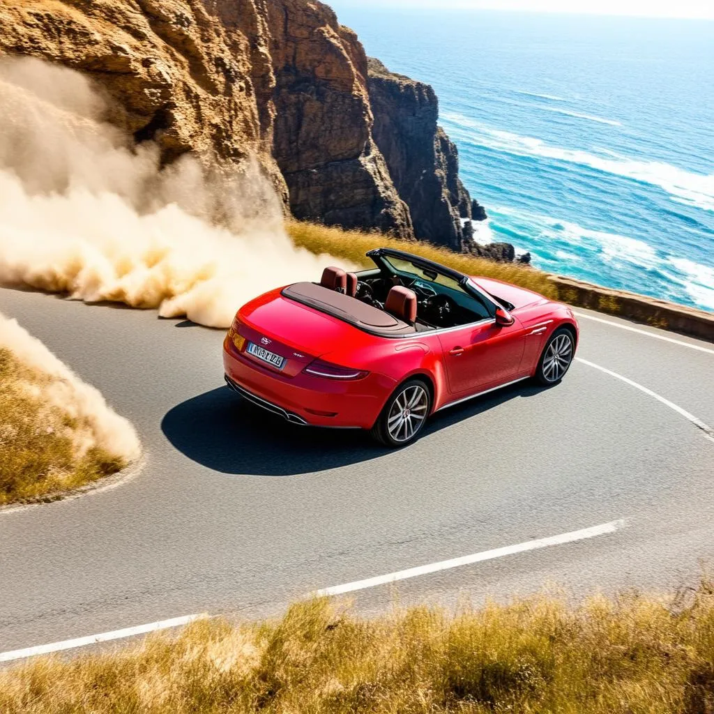 The Physics and Thrill of a Car Traveling on a Flat Unbanked Circular Track