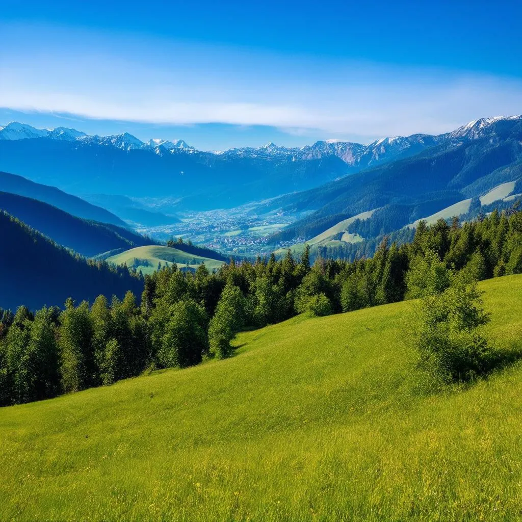 Carpathian Mountains Landscape