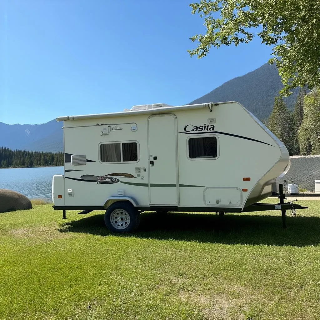 Casita travel trailer exterior